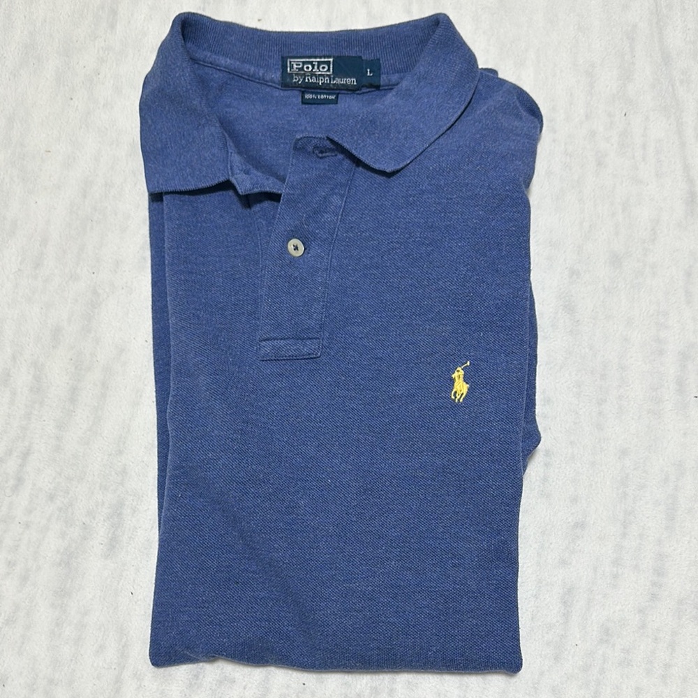 Polo by Ralph Lauren Men's Blue Shirt